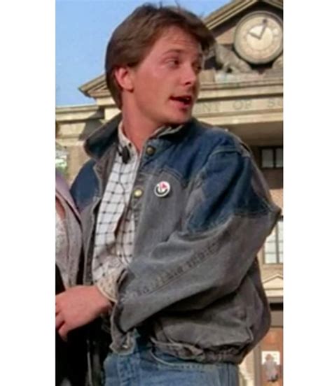 back to the future jacket replica|marty mcfly denim jacket.